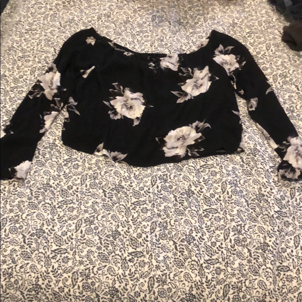 off that shoulder crop top